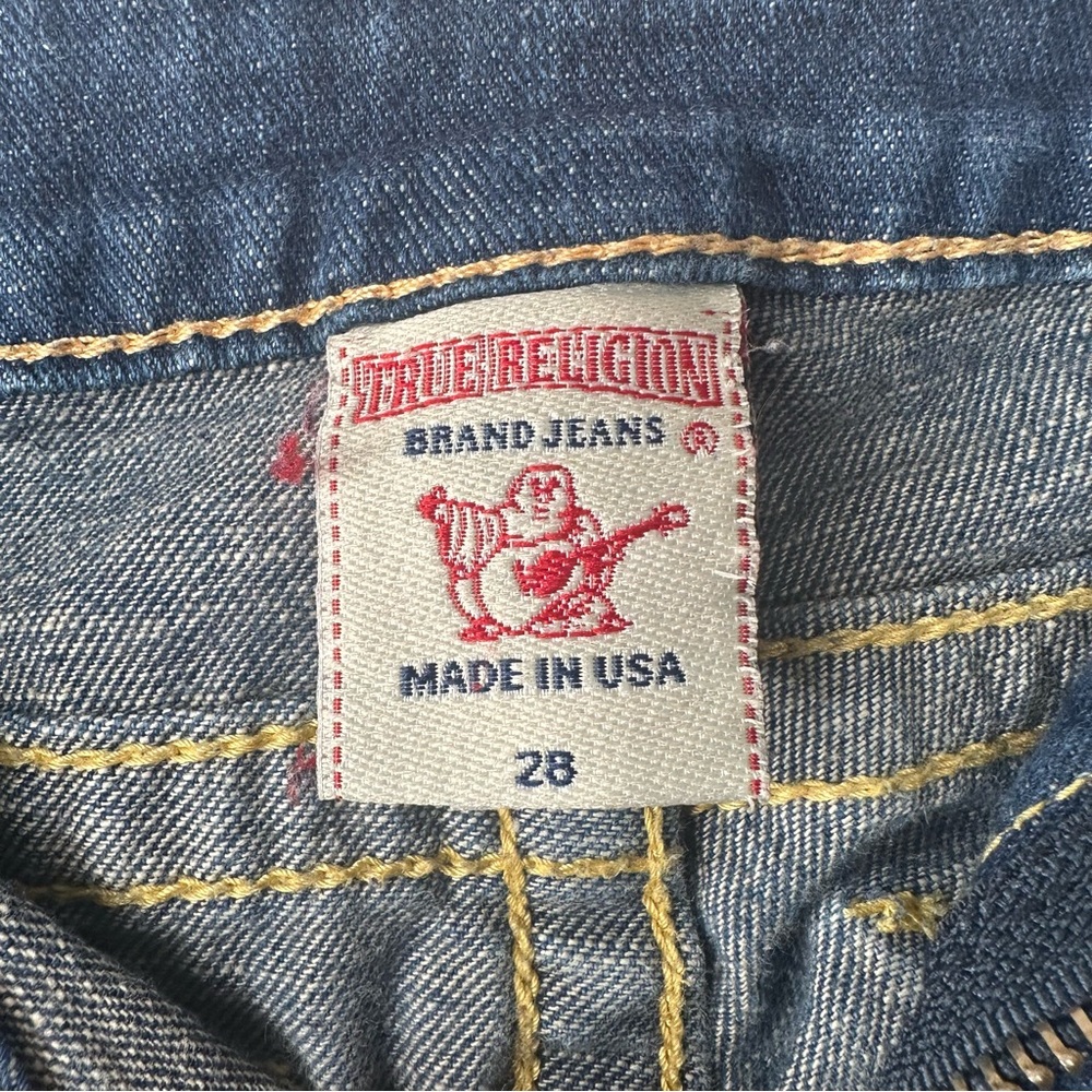 True Religion Billy World Tour Diamond Jeans Women’s SZ 28 - Picture 9 of 11